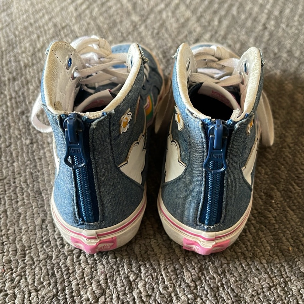 Vans rainbow high top kids size 1 - Picture 4 of 8